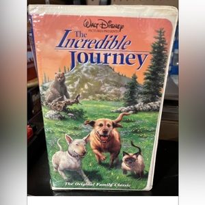 Walt Disney The Incredible Journey VHS NEW FACTORY SEALED Dogs Cat Classic Video